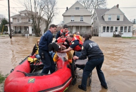In July of 2013, the Red Cross responded to flooding in Barberton, OH.