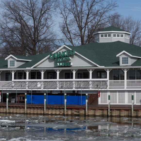 The Vermilion restaurant has a waterfront location