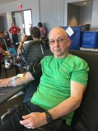 Red Cross blood donor Richard Privera